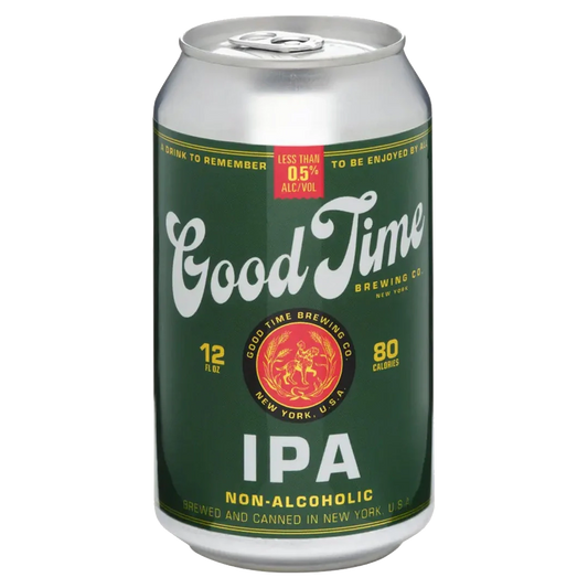 A can of Good Time Brewing's NA IPA