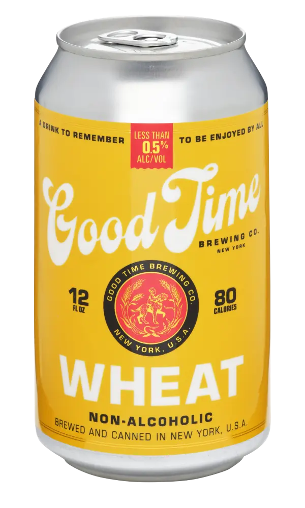 Can of Good Time Brewing's Non Alcoholic Wheat